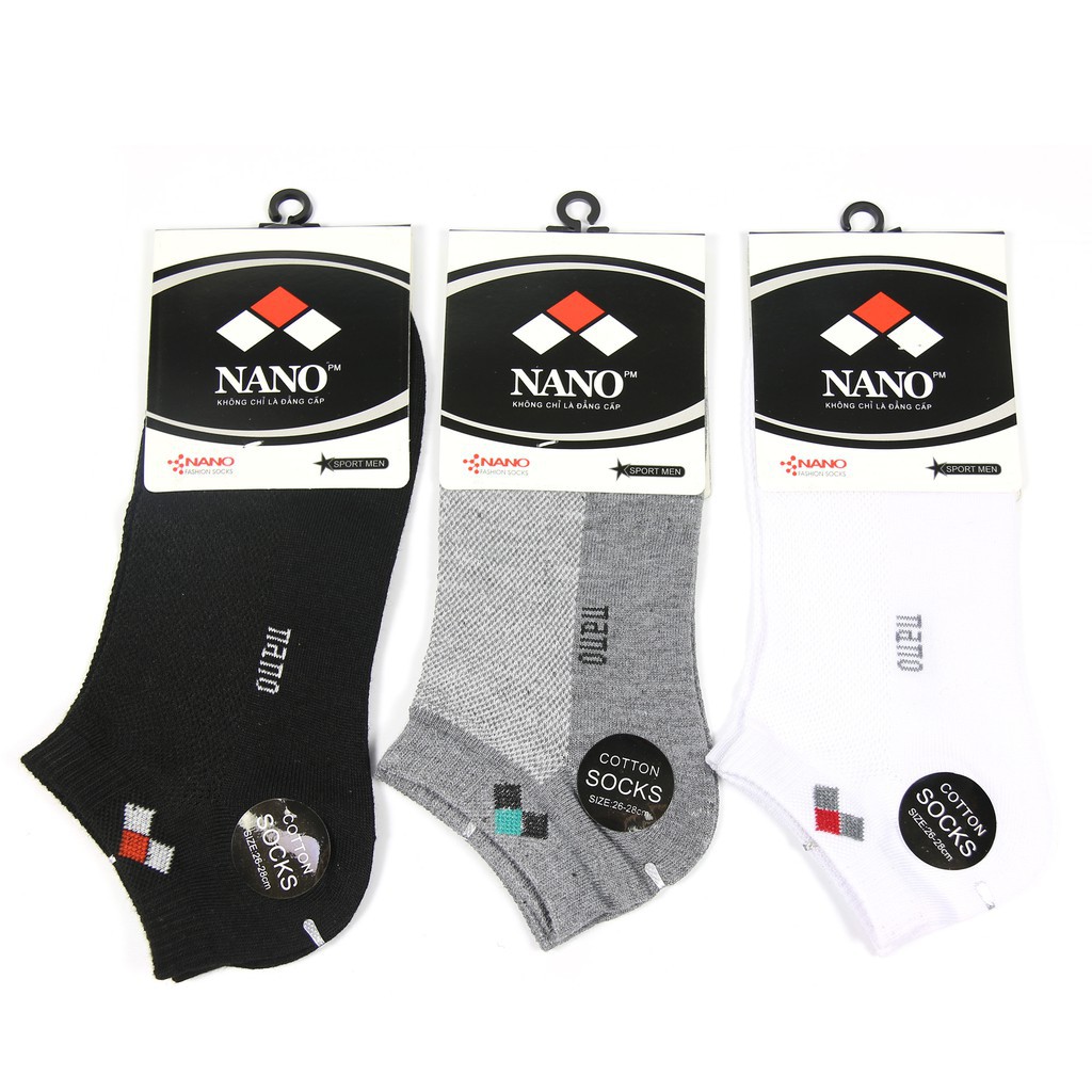 SET 3 ĐÔI TẤT NANO NAM