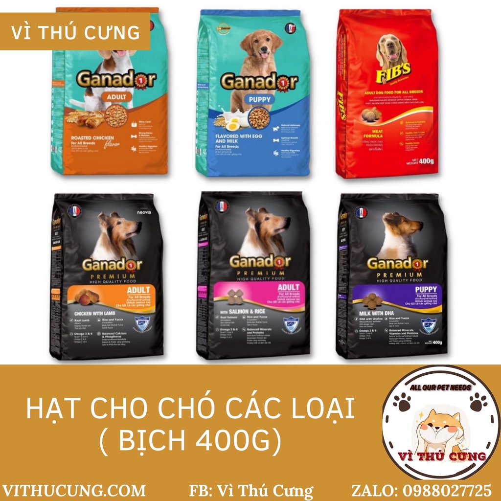 Hạt ganador cho chó