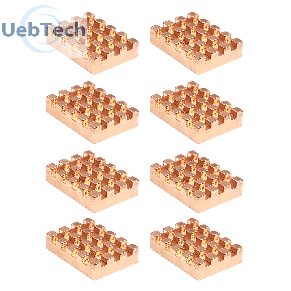 Set 8 chip tản nhiệt IC bằng đồng A8 cho PC