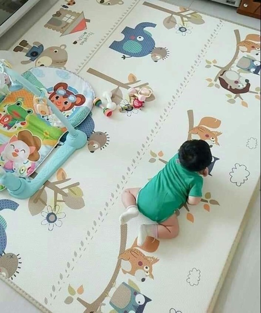 Chiếu xốp 2 mặt gấp gọn m8-2m loại 1 dày dặn