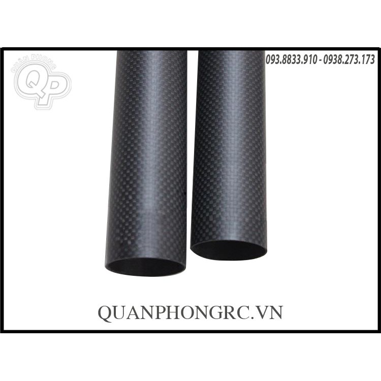 Ống carbon rỗng 3K 16mm (1 mét)