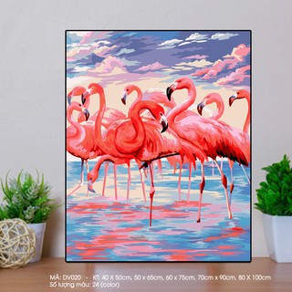 【HOT】CÓ SẴN💥 FREESHIP 💥 Tranh Tô Màu Số Hóa  💥 CAO CẤP 💥 Đã Căng Khung DIY