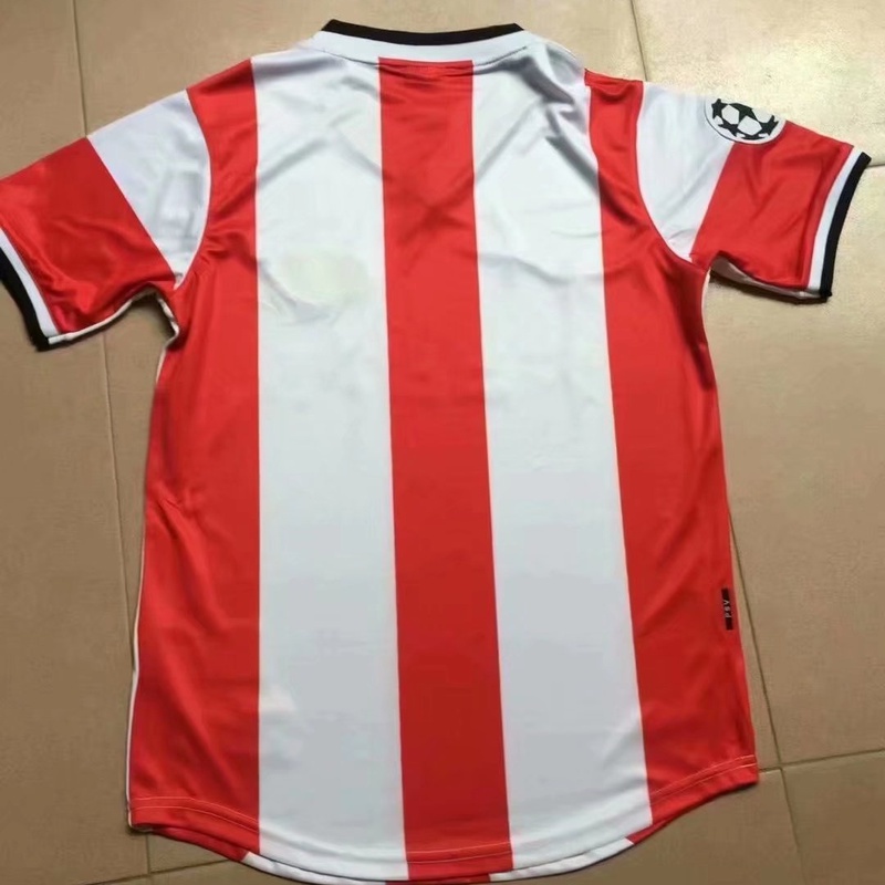 Áo Thun Thể Thao Tay Ngắn Mau Chóng Khô Ráo Phong Cách retro 1998 PSV Size S-XXL