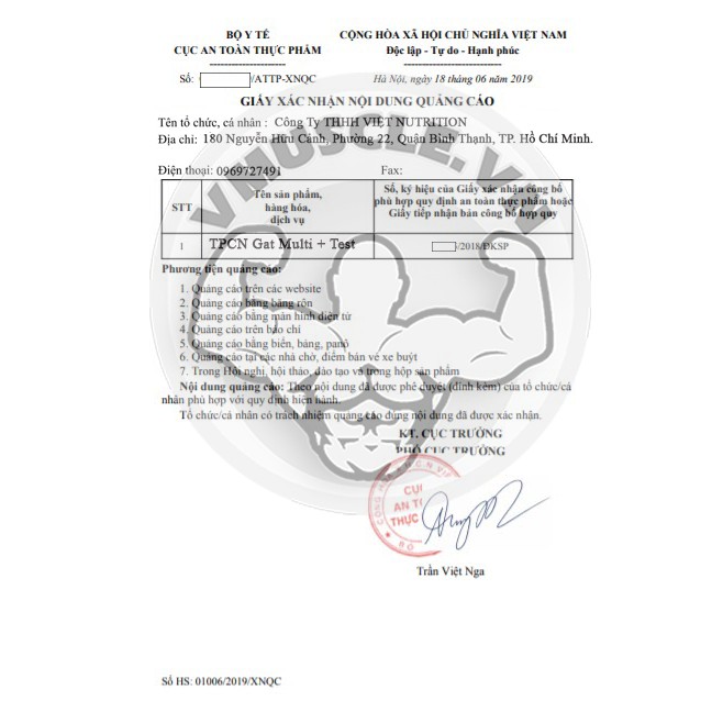 GAT Sport Men's Multi +Test bổ sung multivitamin kết hợp tribulus và boron