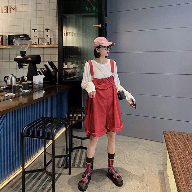 YẾM KAKI TÚI HỘP NGỐ LỬNG NHIỀU MÀU - QUẦN YẾM ĐÙI KHUY CÀI KAKI UNISEX