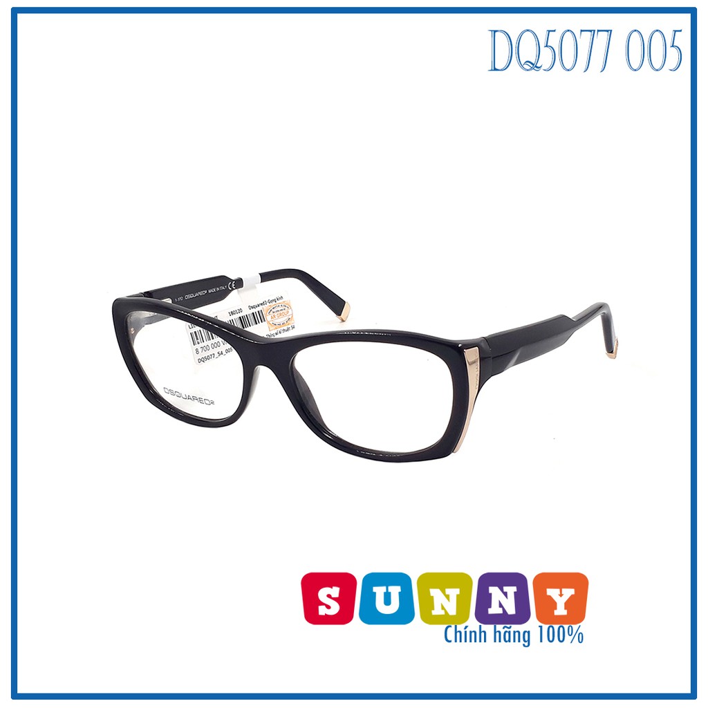 Gọng kính cận DSquared2 DQ5077 - bảo hành vĩnh viễn, sp chính hãng 100%