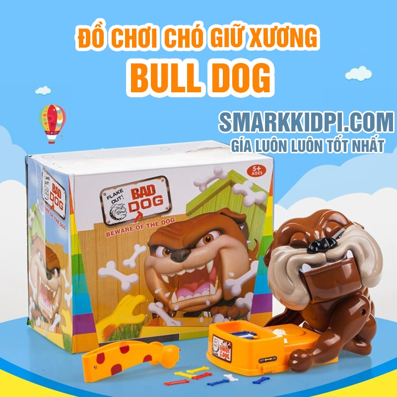 Đồ chơi Chó giữ xương Bull Dog✅FREESHIP👍 (Loại to, đầy đủ, có cả bài)