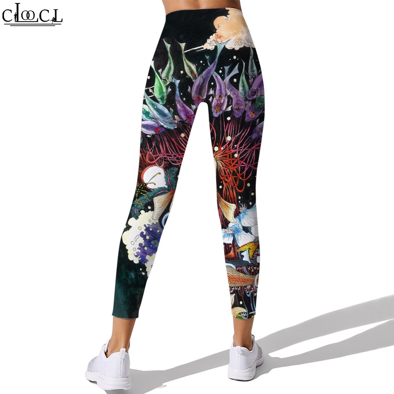 Quần Legging Thể Thao Nữ In Hình 3d