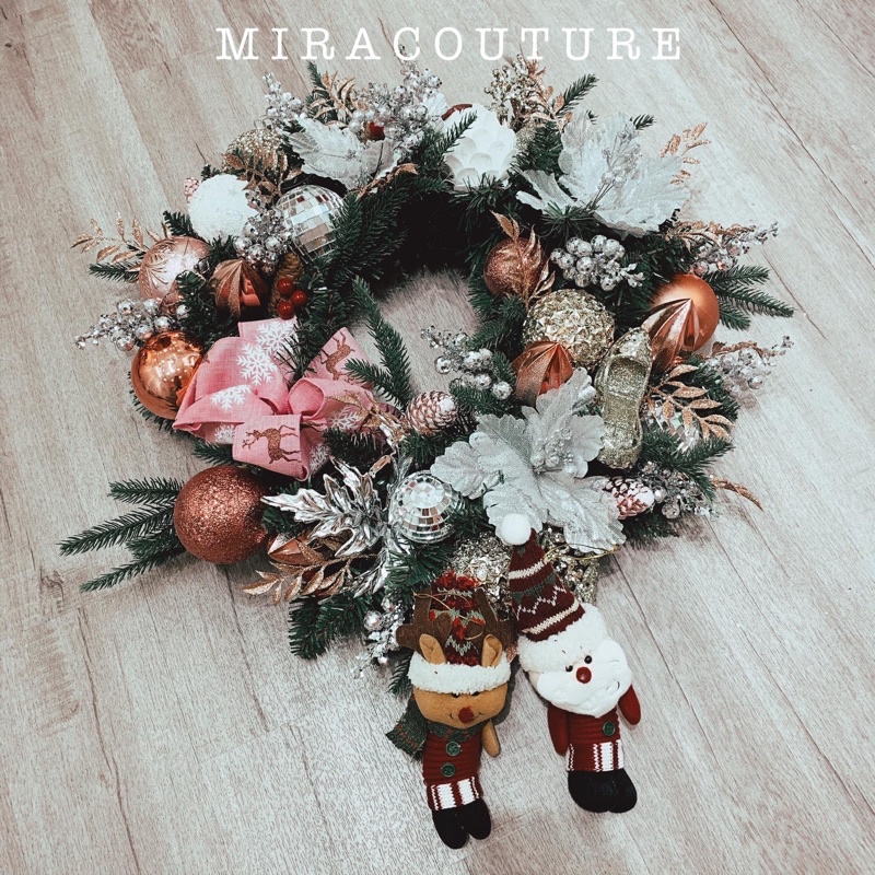 Ông già noel lò xo treo trang trí noel-hot trend 2022