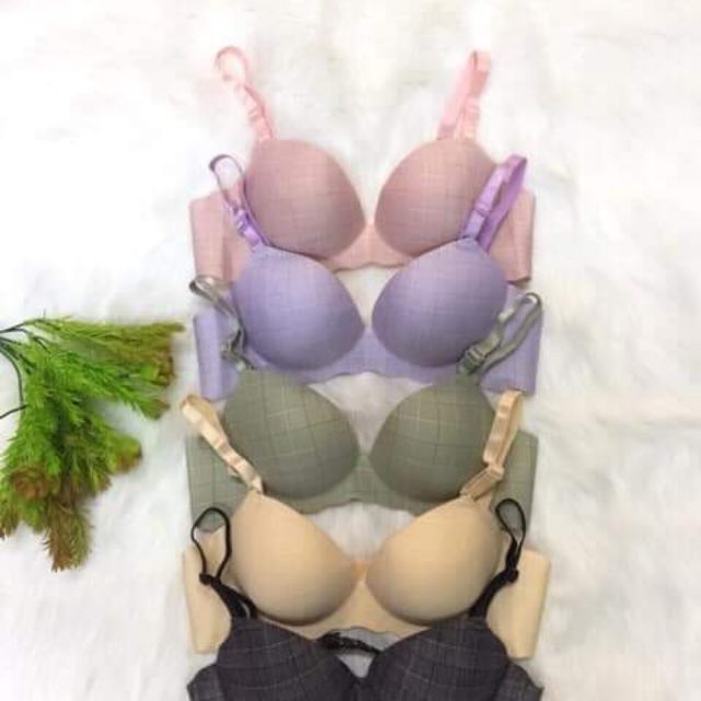 Áo ngực đúc caro k gọng