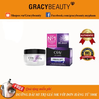 Kem dưỡng đêm nâng cơ Olay Anti-Wrinkle Firm and Lift Anti-Ageing 50ml