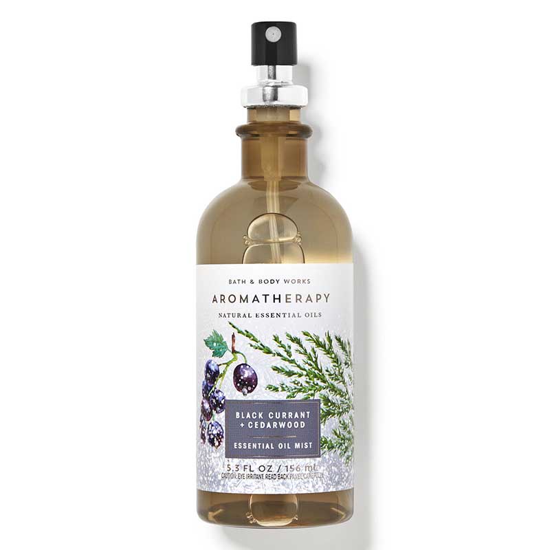 Xịt thơm Bath & Body Works Aromatherapy - Black Currant + Cedarwood