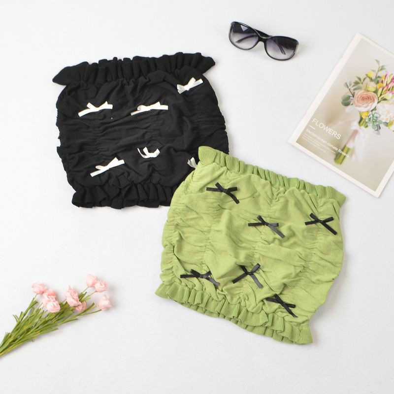 Áo Ống Dệt Kim Thắt Nơ Dễ Thương Gợi Cảm Phong Cách 2021 Dành Cho Nữ | BigBuy360 - bigbuy360.vn