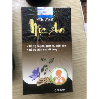 AN PHẾ MỘC AN - NGĂN HO, VIÊM HỌNG, AMIDAN AN TOÀN MÀ HIỆU QUẢ