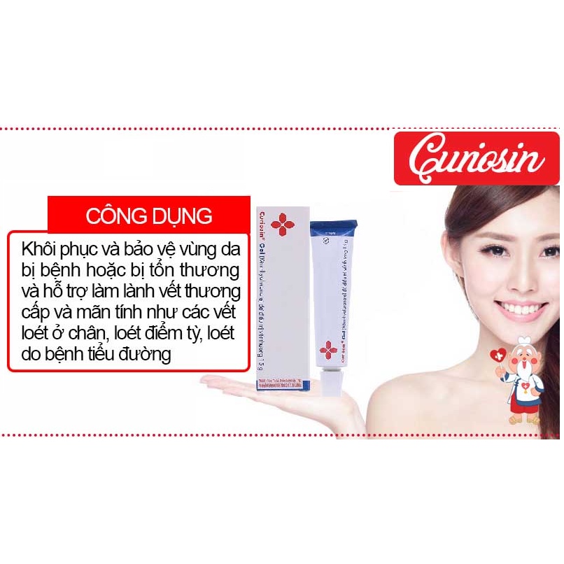 [CHÍNH HÃNG] Gel CURIOSIN - Giảm Sẹo Cho Vết Thương Hở Giúp Lành Sẹo, Mờ Thâm - tuýp 15g