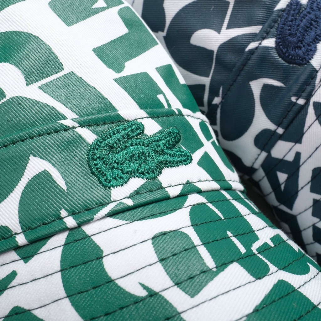 Mũ Bucket La.cos.te Chất Vải Kaki Cao Cấp, Hàng VNXK