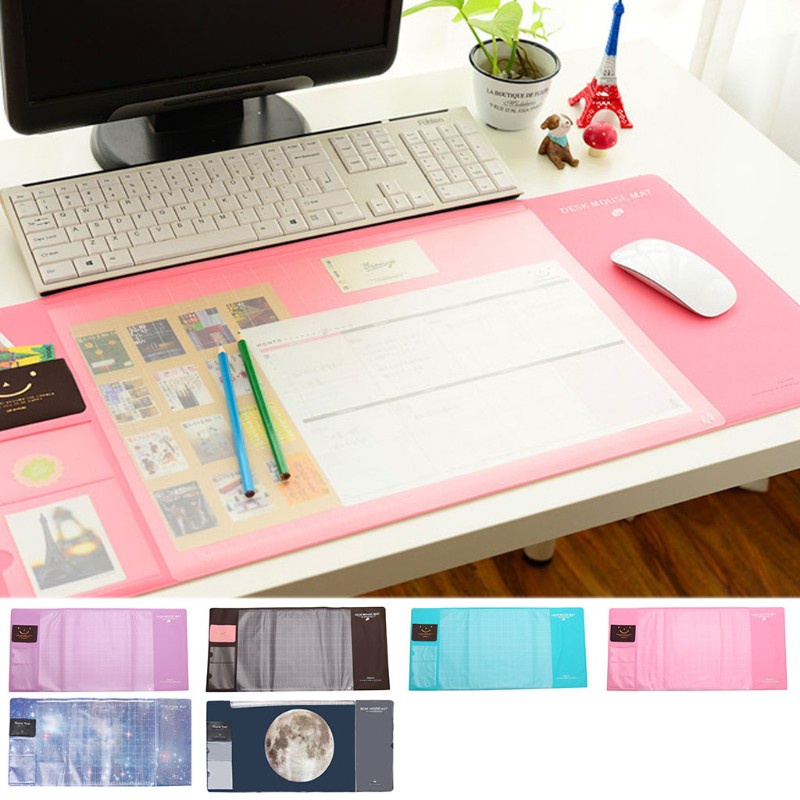 btsg PVC Waterproof Anti-Slip Large Size Desk Computer Laptop Mouse Pad Protector Mat