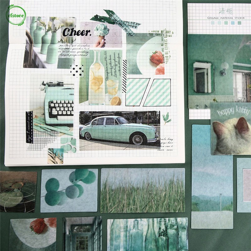 Set 70 Miếng Dán Trang Trí Nhật Ký Sáng Tạo