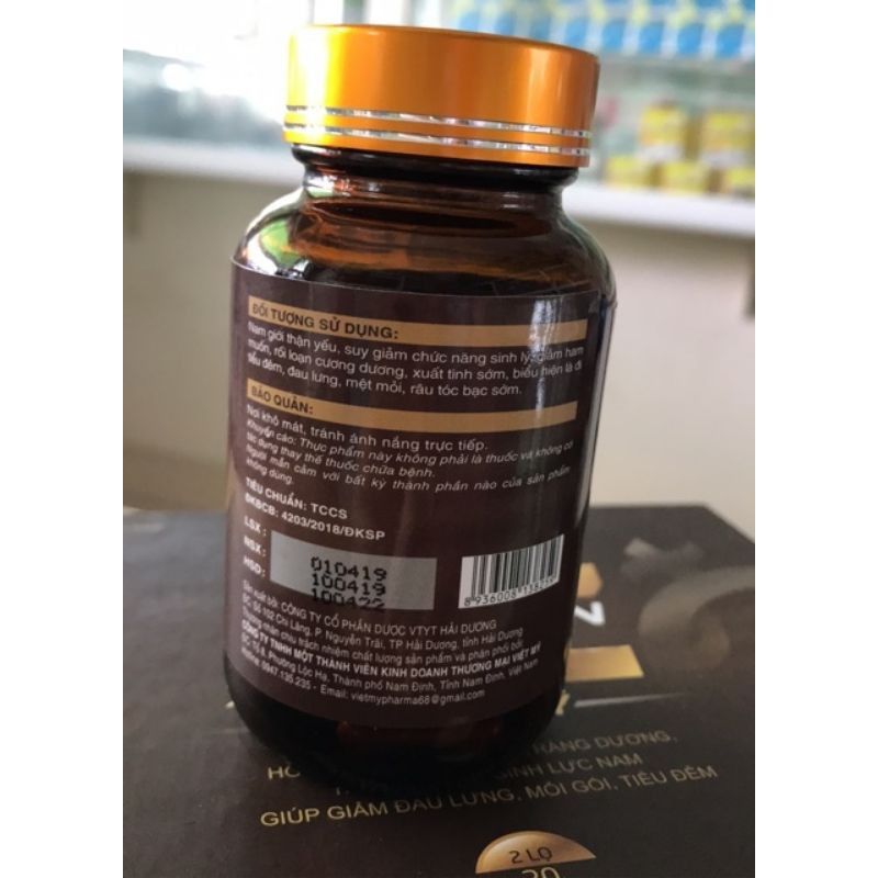 Bổ Thận XZ giá cho 2 lọ 60 viên tăng cường sinh lực,lấy lại phong độ thời trai trẻ | Thế Giới Skin Care