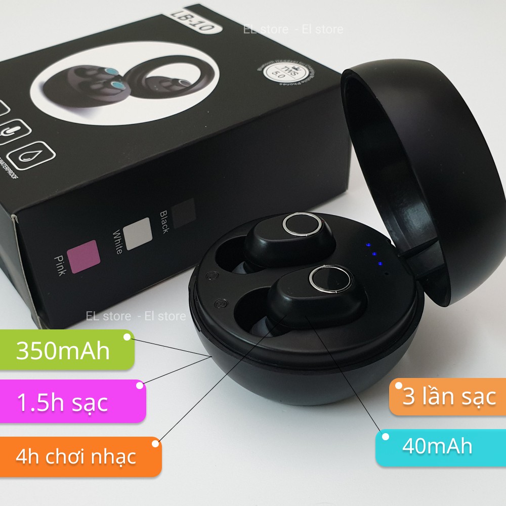 Tai nghe không dây LB10 | tai nghe Bluetooth cảm ứng,chống nước- chống ồn chủ động | BigBuy360 - bigbuy360.vn
