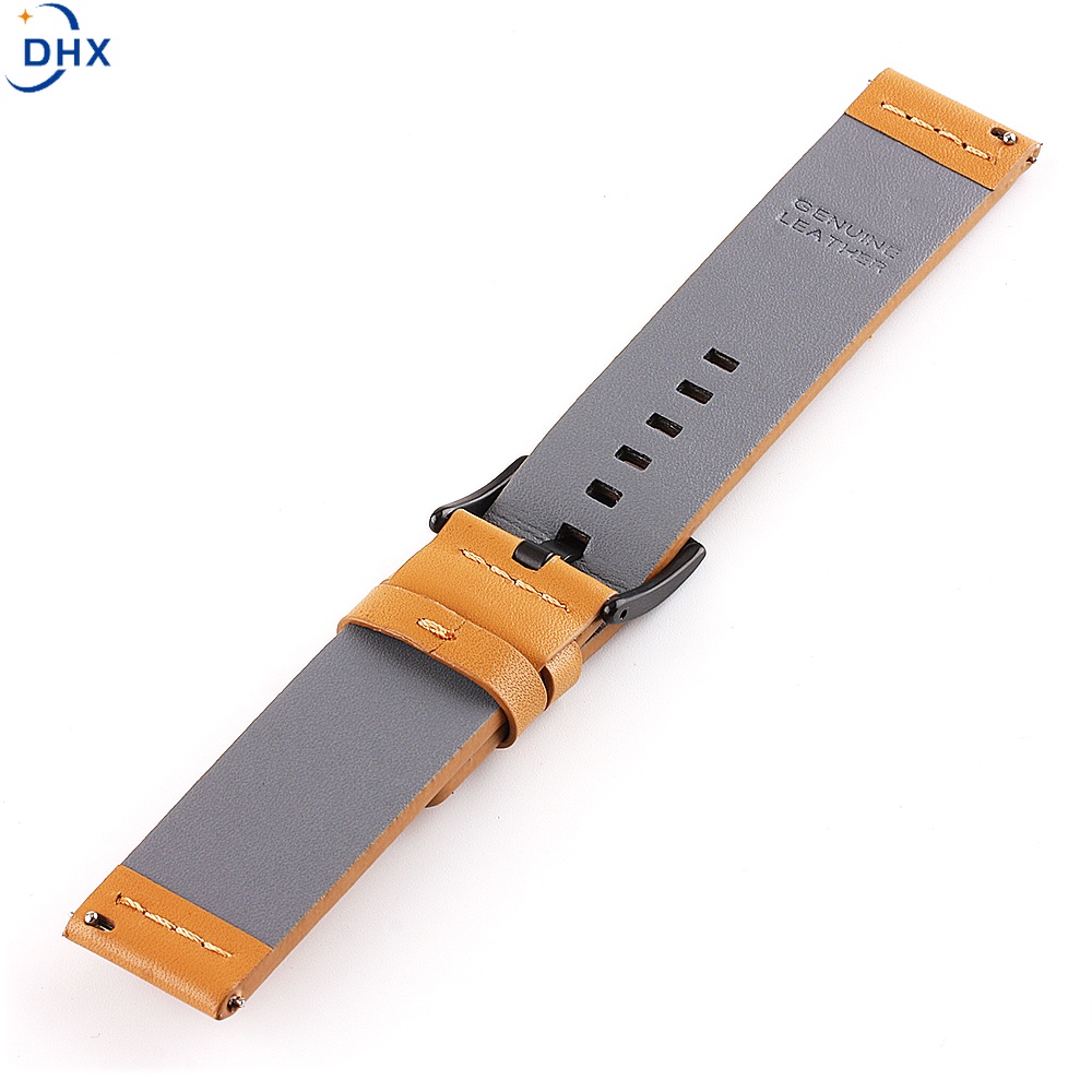 Dây đeo làm bằng da thật cho đồng hồ thông minh Honor Magic 1 2 22mm Huawei Watch 3 GT 2 Pro GT2 46mm
