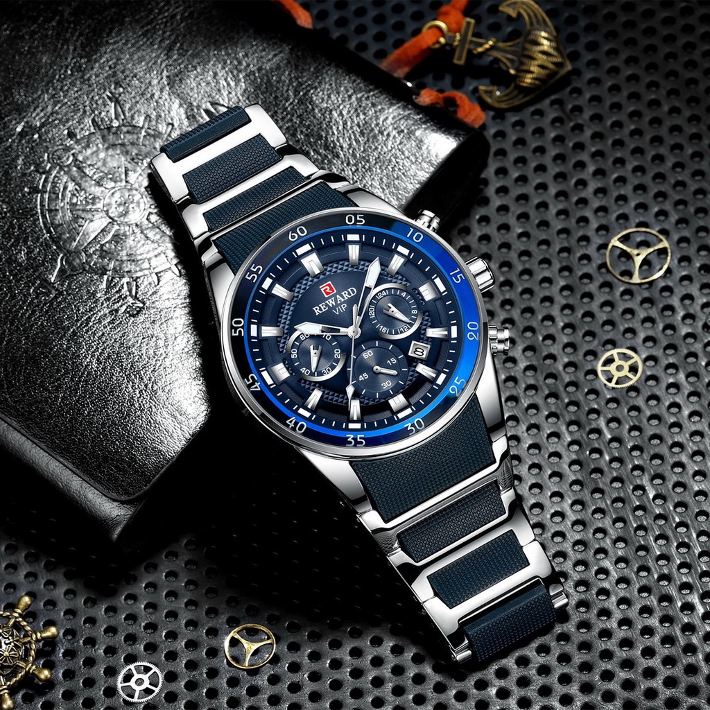 Đồng Hồ Thể Thao Chronograph Nam Chống Nước Cao Cấp