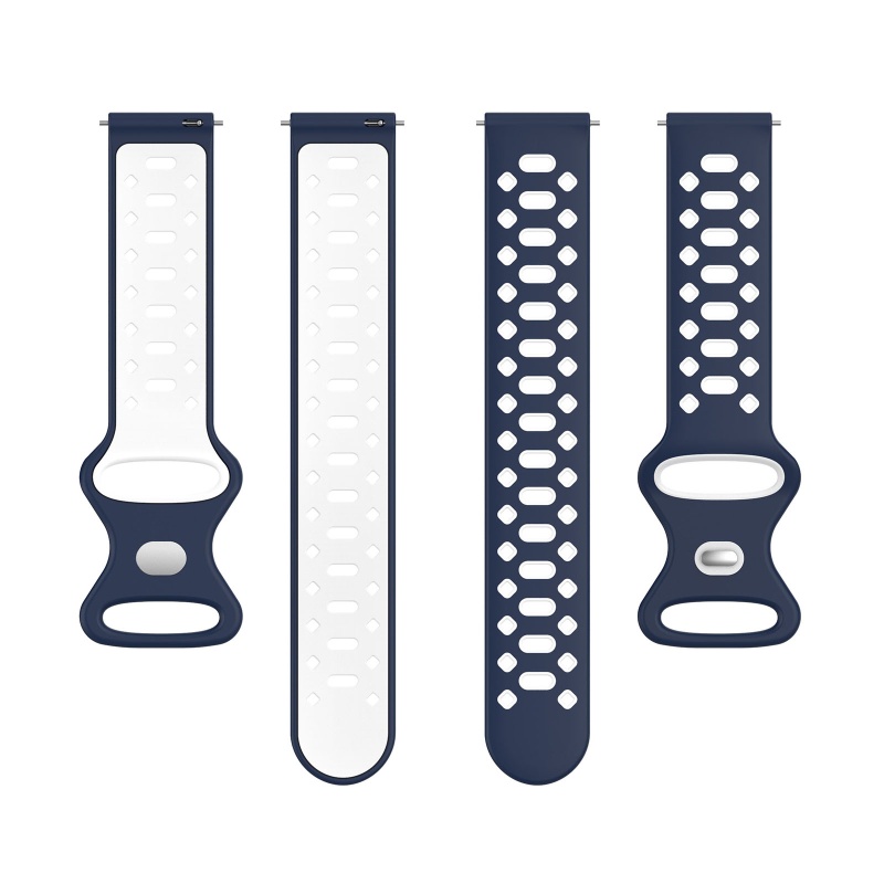 Dây Đeo Silicon Hai Màu Chống Mài Mòn Có Thể Điều Chỉnh Cho Galaxy Iwatch 5 pro