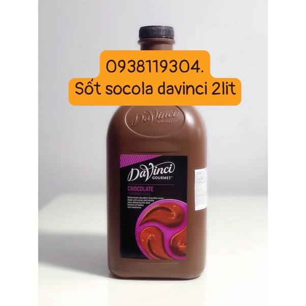 Sốt Chocolate Davinci 2 Lít Malaysia