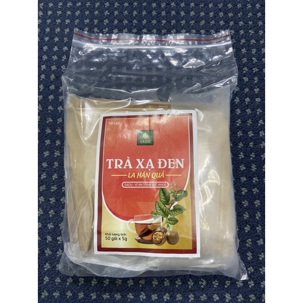 Combo 4 bịch trà xạ đen la hán quả mát gan-giải độc-thanh lọc cơ thể