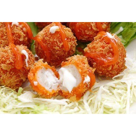 Cá viên sốt mayonnaise (khay 35 viên)