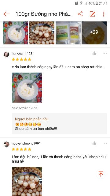 100gr đường nho Pháp làm tào phớ,tàu hũ...siêu ngon,siêu dễ😋