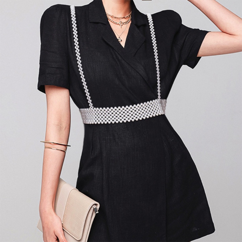 Vòng cổ Bodychain Đính Ngọc Trai Nhân Tạo Thời Trang