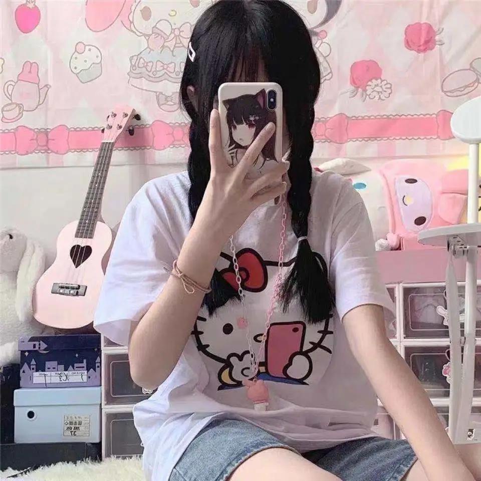 NRVP Áo Thun 100% Cotton Dáng Rộng Thời Trang Hàn Quốc Cho Nữ