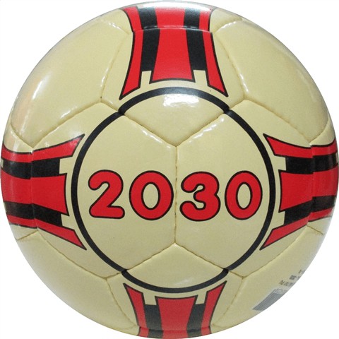 Quả bóng đá gerustar 2030 màu đỏ khâu tay size 4 đá sân 5 người siêu bền