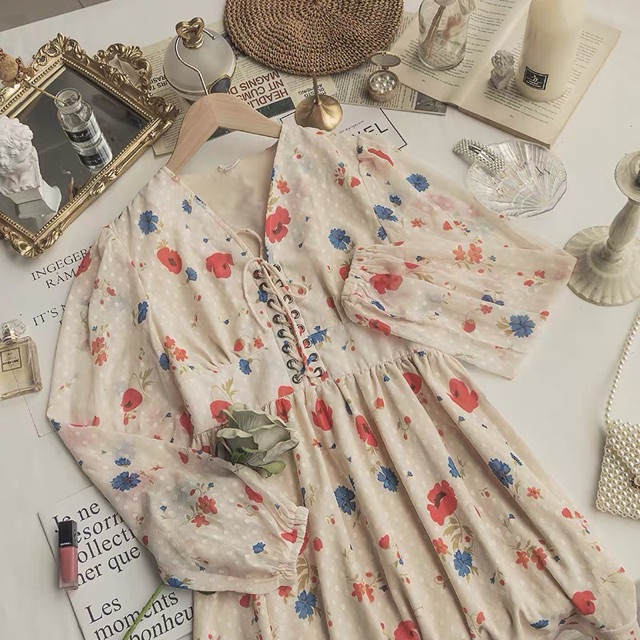 VÁY HOA NHÍ Size S