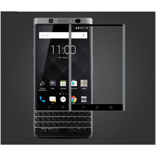 Kính Full Màn 4D cho Blackberry Key One Tặng ốp dẻo Silicon