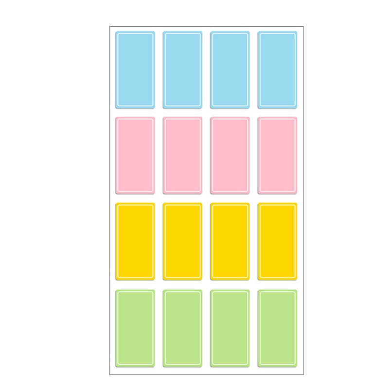 Goo Nhãn Dán Tự Dính Chống Thấm Nước Nhiều Kích Cỡ Để Đánh Dấu Hộp Đựng