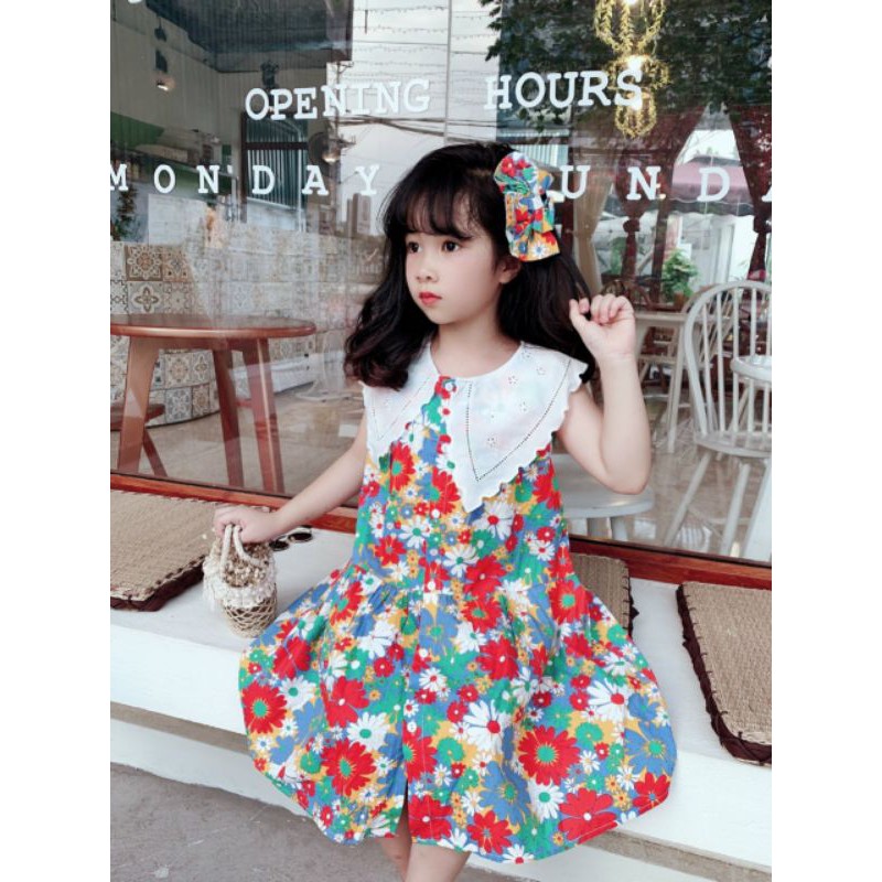 Váy  đũi kèm  cặp  tóc