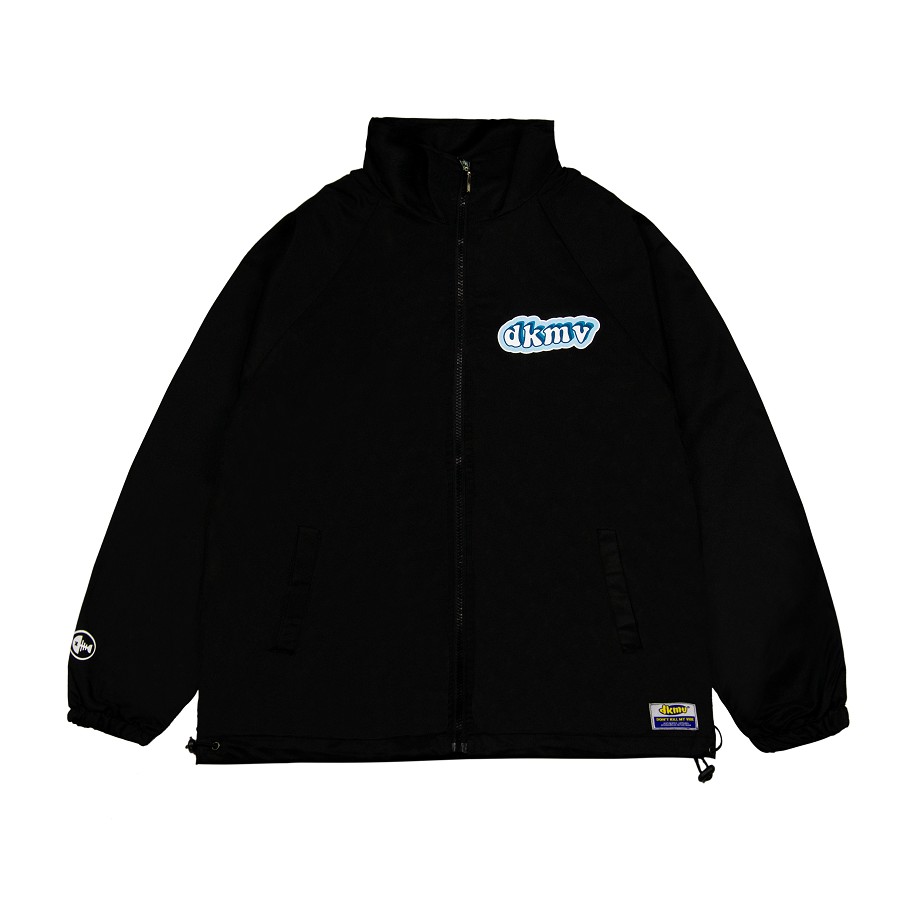 Áo khoác unisex vải dù màu đen trắng, form rộng Don't Kill My Vibe | Azure Jacket