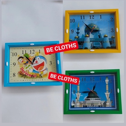 Đồng Hồ Treo Tường Hình Doraemon Phong Cách Hồi Giáo Trang Trí Nhà Cửa
