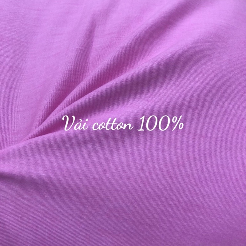 Vỏ Gối Nằm Cotton Tc , Satin Một Màu Basic Có Khoá Kéo Size 35x50,40x60