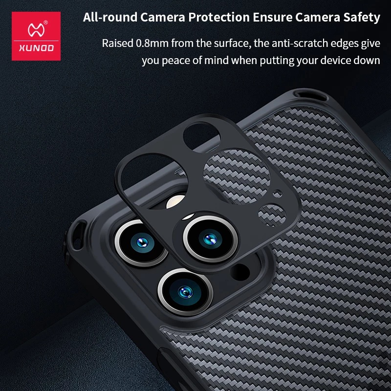 Ốp lưng Xundd Carbon các dòng iphone 13 pro max / 13 pro / 13 / 12 pro max / 12 pro / 12 / 11 pro max / 11 pro / 11