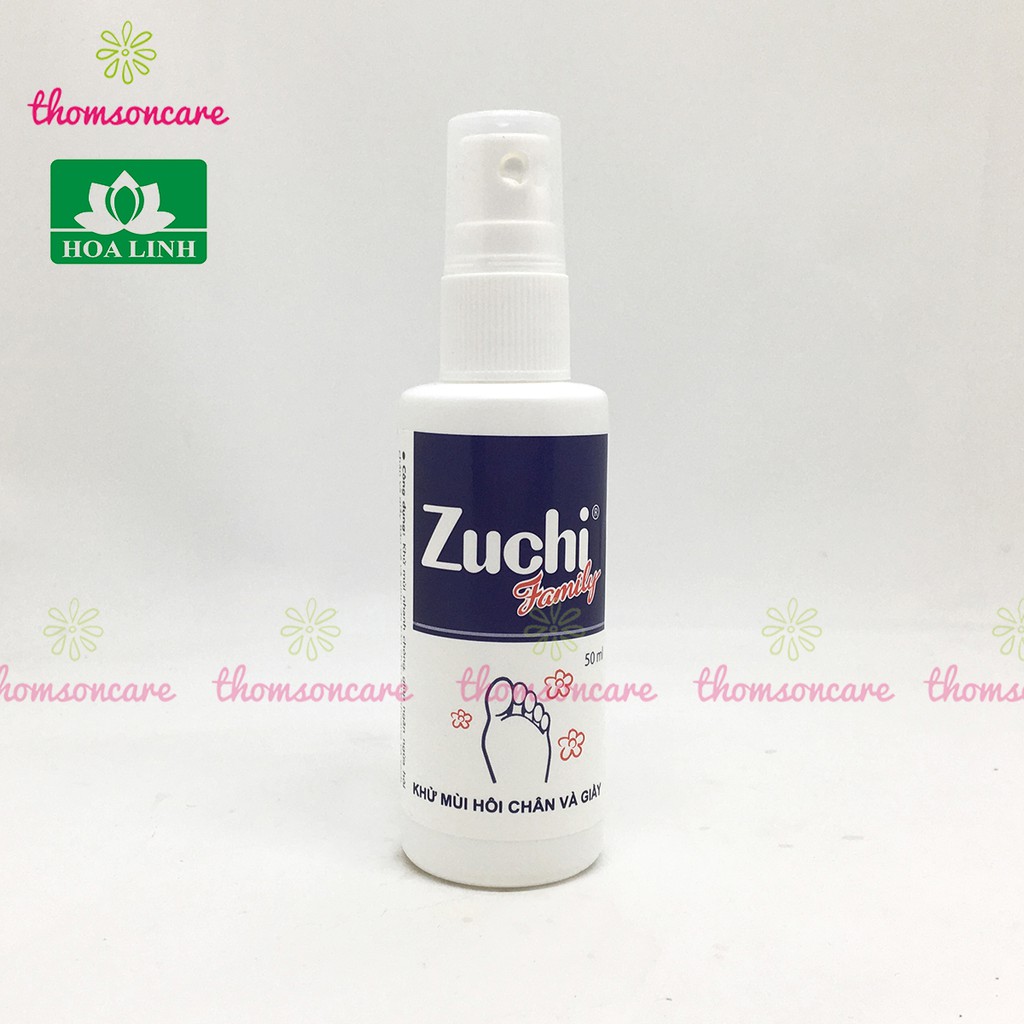 Zuchi xịt giày - Khử mùi hôi chân, xịt thơm Zuchi Family giầy dép cho nam nữ