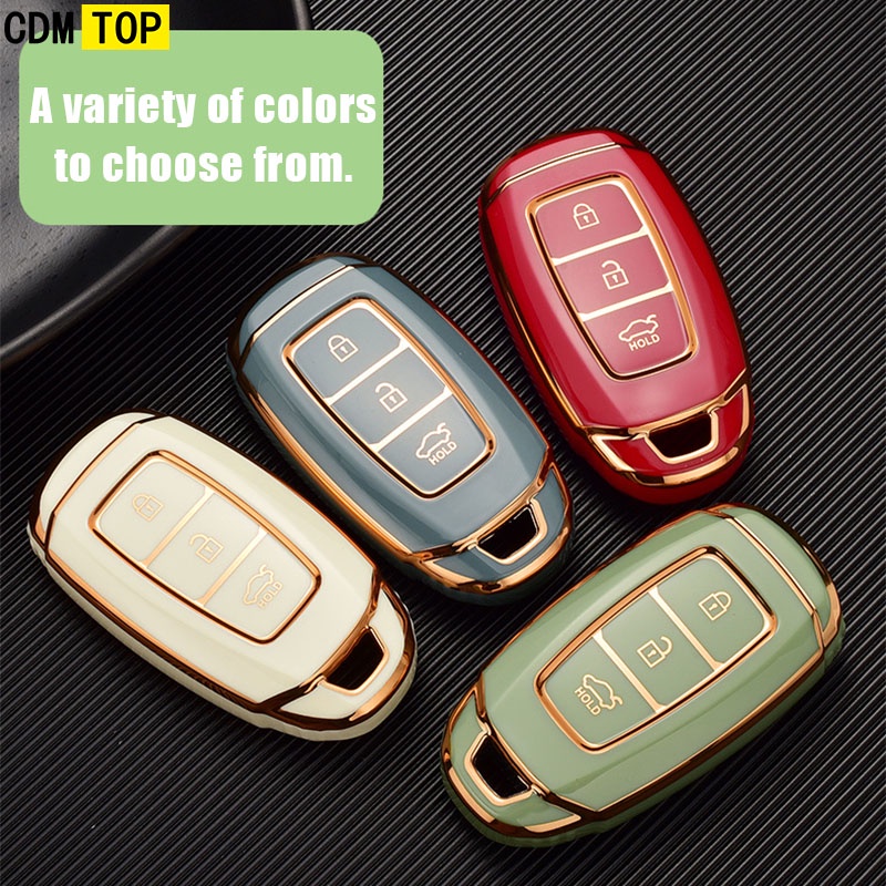 Vỏ Silicon Bảo Vệ Chìa Khóa Điều Khiển Từ Xa Cho hyundai elantra / tucson / ioniq / verna / sonata / i10 / i20 / i30 / i40 / ix25 / ix35