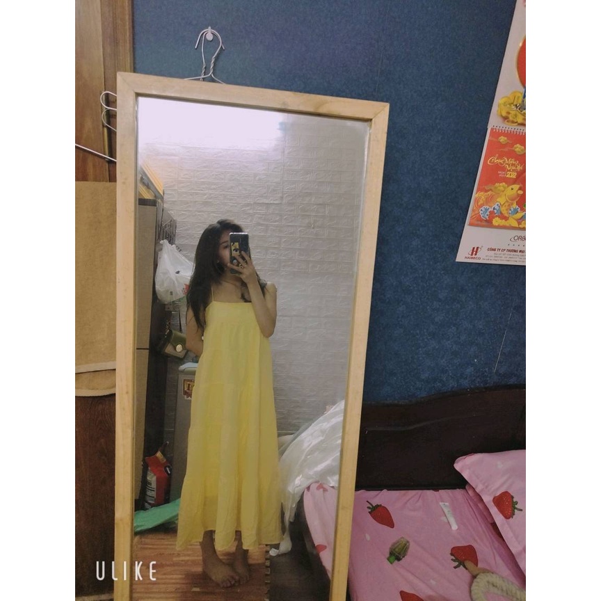 Đầm maxi 2s dáng xòe thiết kế xu hướng hiện nay