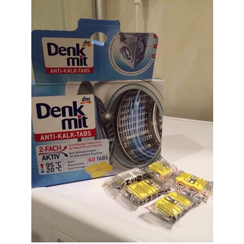 Viên tẩy lồng máy giặt chuyên dụng chính hãng Denkmit của ĐỨC