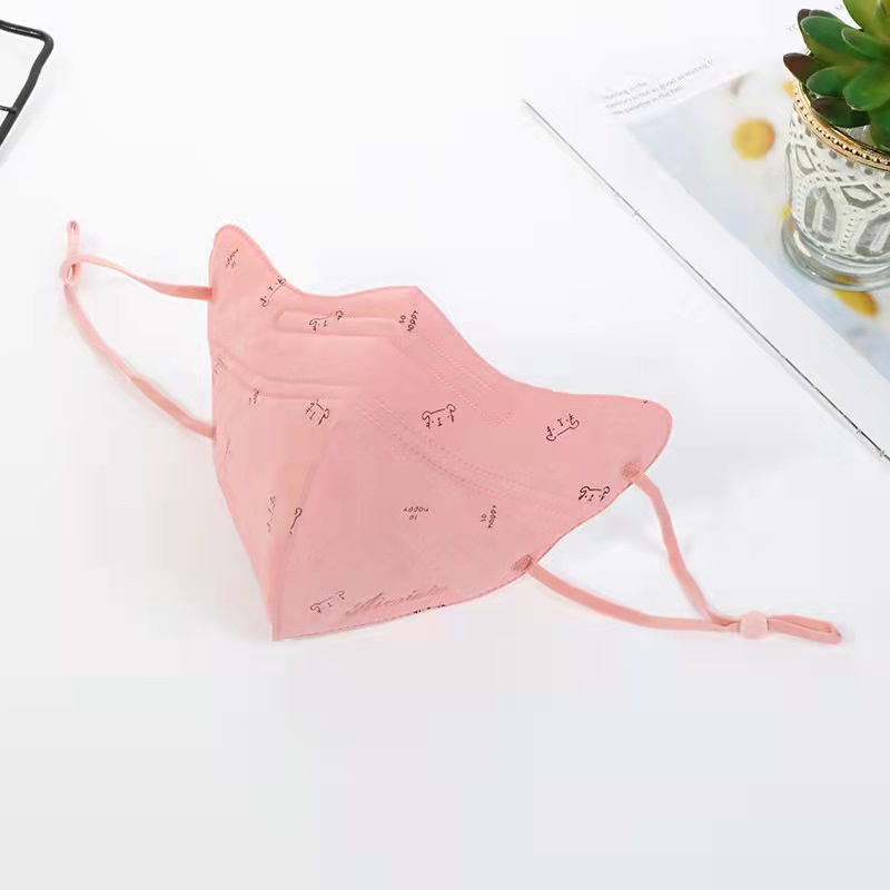 [Hàng mới về] Khẩu trang cotton dày thoáng khí in họa tiết hoạt hình có thể tái sử dụng