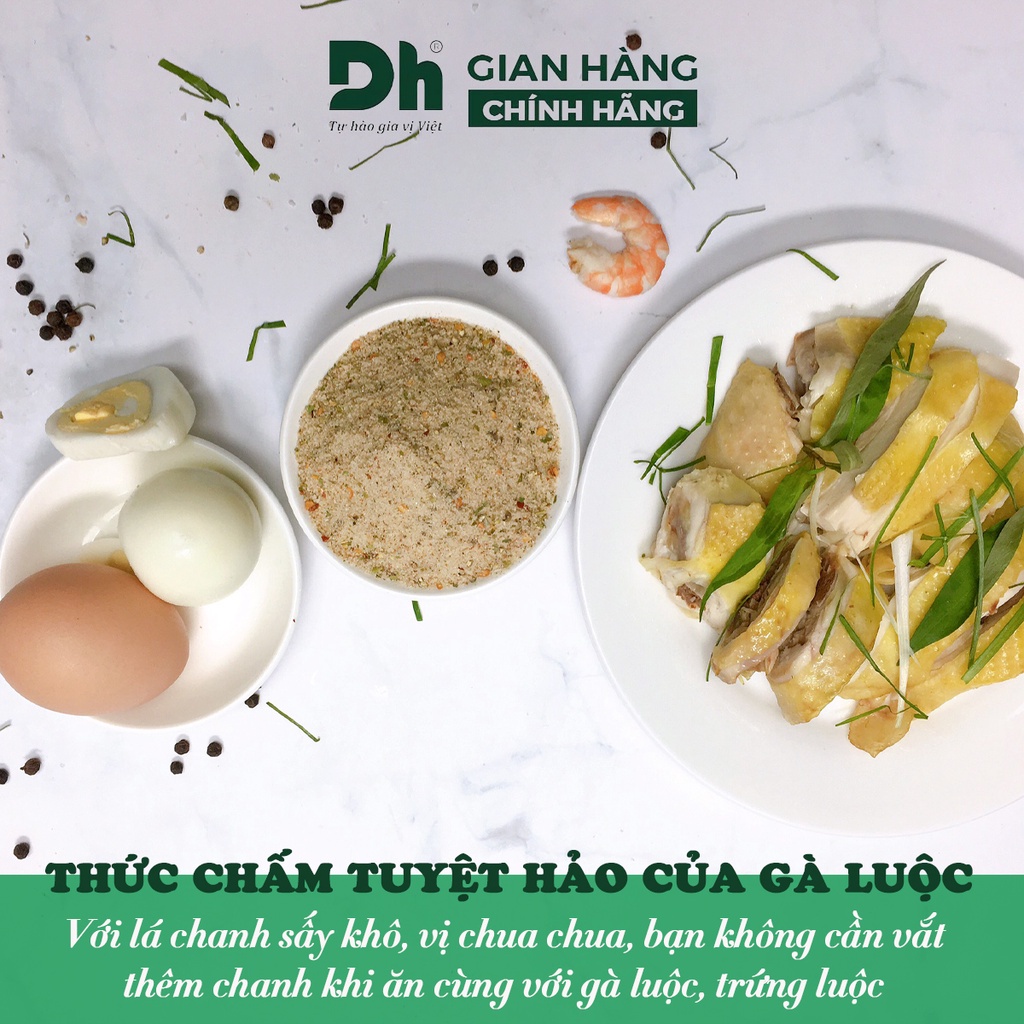 Muối tiêu chanh ớt DH Foods gia vị chấm hoa quả chế biến thực phẩm loại 1 thơm ngon 50/120gr - DHMTN54