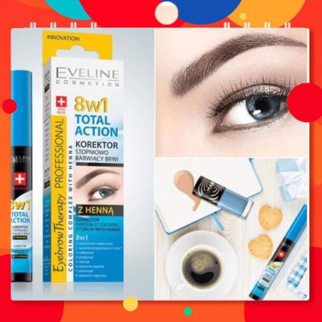 [FREESHIP] Dưỡng Chân Mày 8B1 Eveline Total Action Eyebrow Therapy