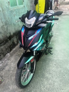 Tem winner 150 GTR xanh đỏ crom